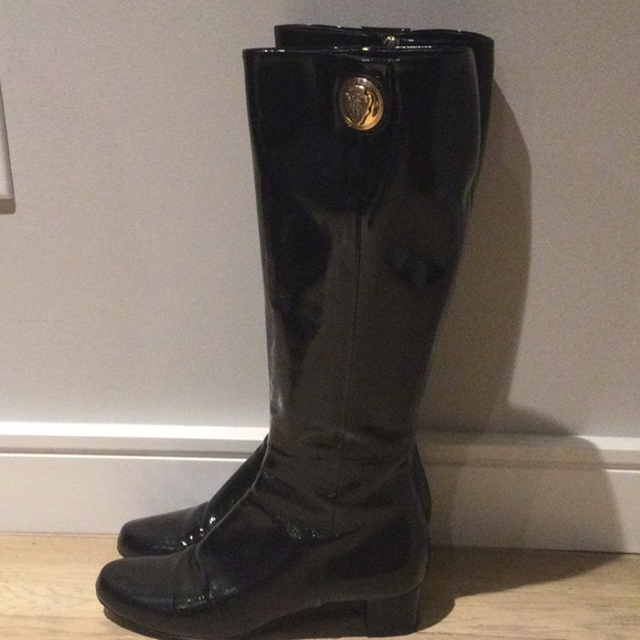 Gucci Patent Leather. Boot - Picture 1 of 5